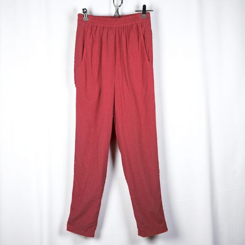 Vintage Restless‎ Clothiers Silk Pants Elastic Waist Pockets Casual Woman XS